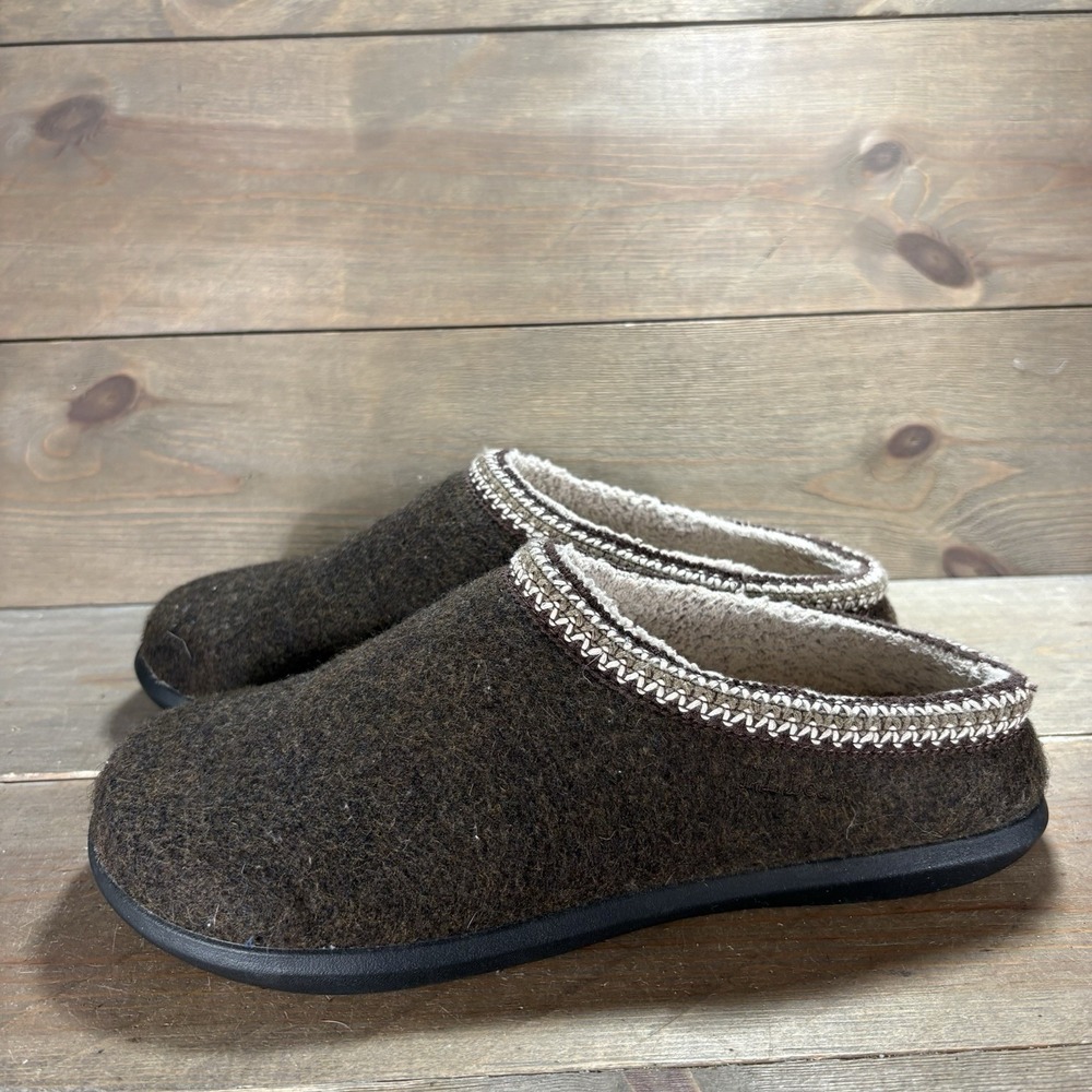 ll bean daybreak womens size 10 shoes brown slip on comfort slippers